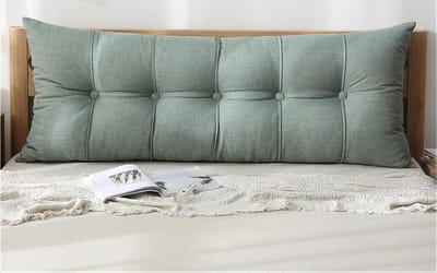 Groot Hoofdbordkussen of Rugsteun voor Bed en Bank - Afneembaar en Wasbaar