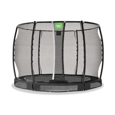 EXIT Allure Premium Trampoline ø305cm - Inground - Ingraaftrampoline - Rond - Voor Kinderen - Zwart