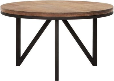 DTP Home Odeon salontafel rond teakhout – 60x60x35 cm