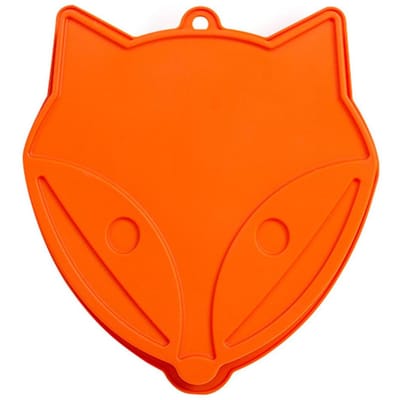 1 pièce Moule à Gâteau en Silicone Forme Renard Poêle à Pâtisserie Antiadhésive Pour Fête d'Anniversaire Outils de Décoration de Gâteau Thème Animal red