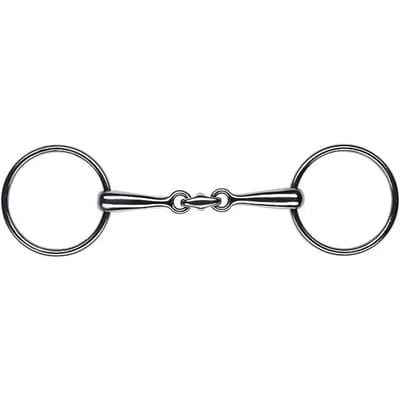 Feeling Roestvrij Staal Anatomisch Dun Massief Bustrensbit Zilver 12.5 cm