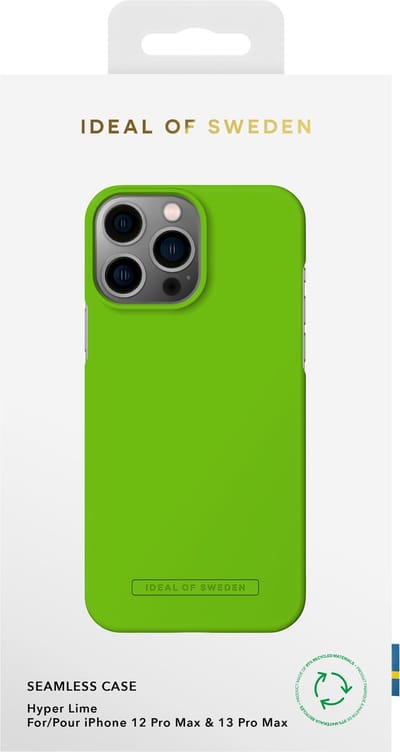 ideal of sweden fashion case seamless geschikt voor Apple iphone 12 pro max/13 pro max hyper lime
