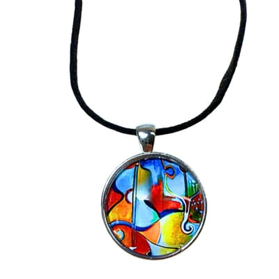 Ketting- Rivka -rood -verstelbaar - Charme Bijoux