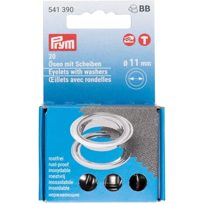 Ringen met schijven 11mm zilver kleurig 20 st 20 st. - Prym