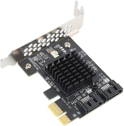 Allecto - Naar 2-poorts 3.0-uitbreidingskaart - Express SATA-adapter - Ondersteunt AHCI1.0 IDE-modus - Ondersteunt Gen 1i Gen 1x Gen ...