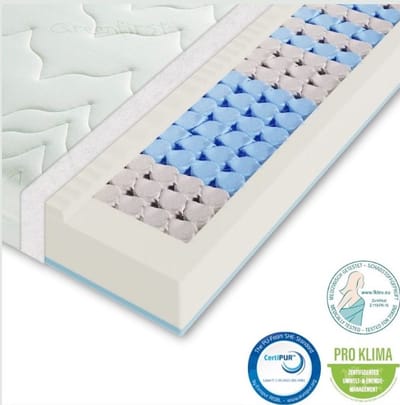 matras 80x200 - 22 cm dik - 7 zones - Sleepneo - koudschuim - H2/H3 - zacht