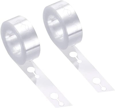 Ballonboog Strips en Slingers - 2 Rollen Dubbel Gat Ketting voor Feesten, Bruiloften en Verjaardagen, Decoratie en Party Supplies