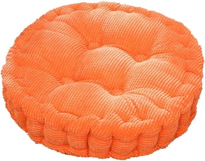 Zitkussens - Comfortabele Zitkussens voor Eetkamer en Tuin - Dikte 8 cm - Zacht en Wasbaar - Zachte Opvulling voor Langdurig Zitten - Geschikt voor tuinstoelen en eetkamerstoelen - 40x40 cm - Oranje