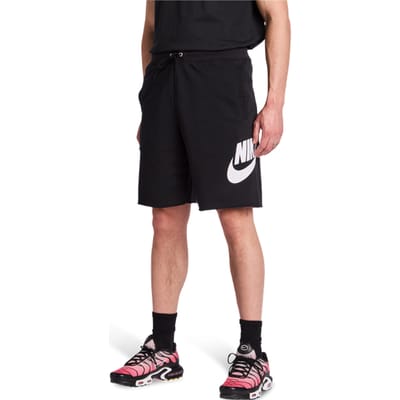 Nike Club Alumni Korte Broeken Heren - Zwart - Maat XS - Katoen French Terry