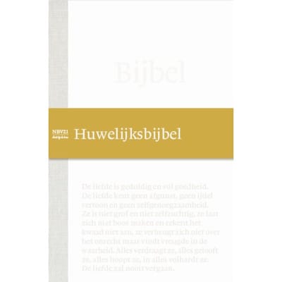 Bijbel Nbv21 Huwelijksbijbel - NBG