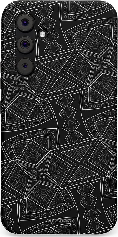 Casetastic Hoesje Geschikt voor Samsung A54 (5G) - Stijlvolle Beschermende Duo-layer Case - Afrikaanse kunst