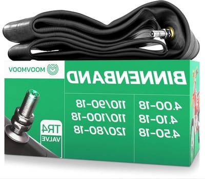 Motorbinnenband - Banden reparatie - Offroad rijden - Robuust butylrubber - 18 inch - Zwart
