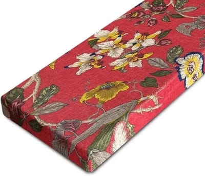 Bankkussen Vervanging - Zitkussen Buiten - Comfortabel Zitten - Antislip Onderkant - 160x60x5cm - Bloemenpatroon
