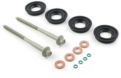 Dailygoods - Injectoren afdichtingen 6C1Q-6K780-A 1372494 brandstofinjector afdichtingsset sluitringen O-ring set voor Transit MK7 2.2 2.4 3.2 TDCI 2006+ 6C1Q-9M577-AB (14STK., 14)