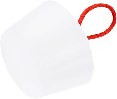 Toelopende siliconenrubber plug voor badkuip, 44-55 mm, massieve stopper met handvat voor afvoeren en reageerbuizen, wit