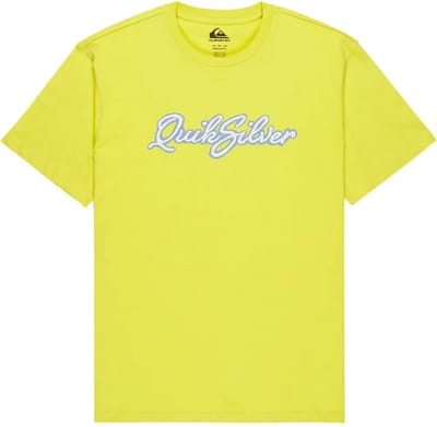 Quiksilver Malibu T-shirt Met Korte Mouwen Geel L Man