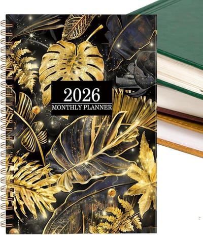 Agenda 2026 - Dagelijkse planner - Taken organiseren - Bloemenillustraties - 22 x 17 x 2.1 cm - Niet gespecificeerd