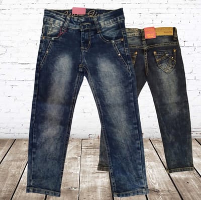 Meisjes spijkerbroek 2116 14 - Blauw - 158/164