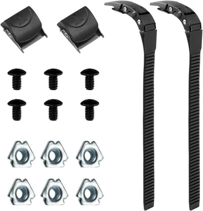 Set van 2 vervangende inline skate straps met gespen en schroeven voor kinderen en volwassenen