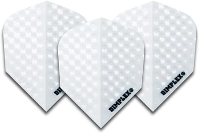 Dartpijlen Flights Wit Dart Accessoires Set van 12