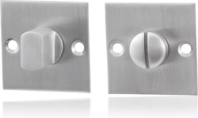 Toiletgarnituur - RVS geborsteld - RVS - GPF - Binnendeur - GPF0904.08 50x50x2mm stift 5mm RVS geborsteld