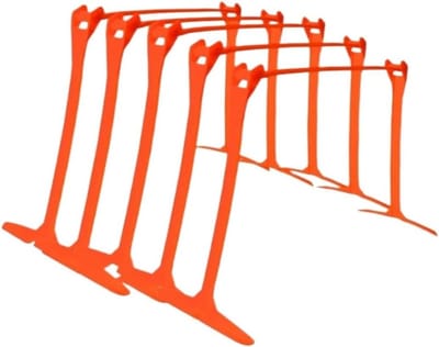 Voetbal Training Horden - Agility Obstakels - Sport Wendbaarheid - Lichtgewicht Draagbaar - 5 Stuks - Rood