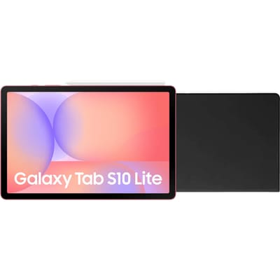 Samsung Galaxy Tab S10 Lite 10,9 inch 128GB Wifi Rood + Book Case Zwart