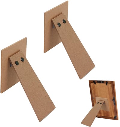 Dailygoods - 2 Stuks 4,13 Inch Schildersezel Fotolijsten voor Tafelblad