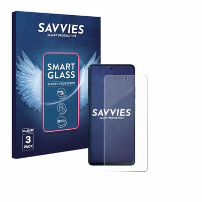 3 Stuks Savvies Screenprotector - geschikt voor Motorola Moto G75 - beschermfolie glas transparant