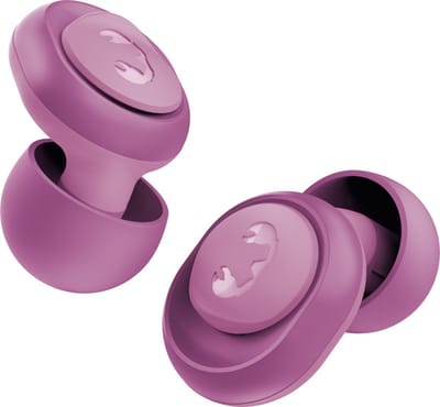 Pearls Fresh Festival Oordopjes - Gecertificeerde Gehoorbescherming - Oordoppen voor Concerten - Aanpasbaar Filter 18dB/23dB - LED doosje - Geluiddempende Earplugs - 3 Maten S/M/L - Pink Blush
