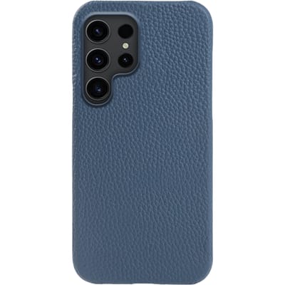 Fashion Samsung Galaxy S26 Ultra Magnetisch Hoesje Echt Leer Blauw