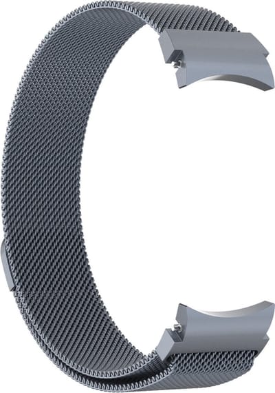Milanees bandje - geschikt voor Samsung Galaxy Watch 7 / Watch FE / Watch 6 / Watch 6 Classic / Watch 5 / Watch 5 Pro / Watch 4 / Watch 4 Classic - antraciet