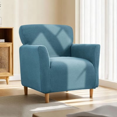 Verstelbare Stoelhoes met Armleuningen, Elastische Jacquard Hoes voor Relaxstoelen, Zachte Bescherming tegen Vlekken voor Stoelen en Beklede Meubels, Universele Pasvorm en Duurzaam Gebruik