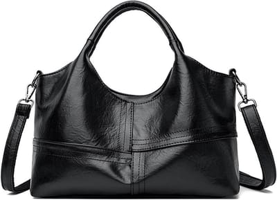 Dames Hobo Handtas met Korte Handgreep van PU Leer