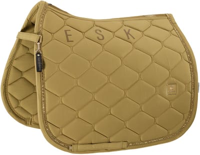 Eskadron Zadeldek Eskadron Heritage Glam Crystal Dressuur Donkergeel