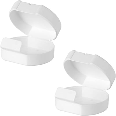 Draagbare Zeepdoos voor Reizen, Ideaal voor Douche en Camping, Luchtdichte Opbergdoos voor Zeep, 2 Stuks