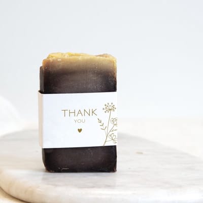Cadeautip! | Mypaperstation | Vanilla soap | Thank you | Olijfzeep | Cadeautje | 1 stuk