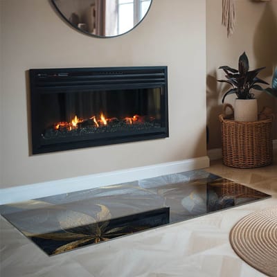 Coloray Vloerplaat Houtkachel - Plaat voor Onder Houtkachel - 140 cm x 70 cm - Open Haard Accessoires - Marine Vloerplaat Kachel - Onderplaat Voor Houtkachel - Plaat onder Houtkachel - Kachel Onderplaat - Verwarmingsaccessoires