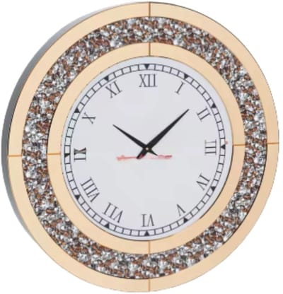 Opulence Elegante Spiegel klok - Goud - Ronde wandspiegel - 80cm - Zonder verlichting - Woonkamer