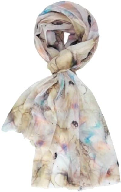 Dunne Sjaal - Print - (21243#) - Khaki