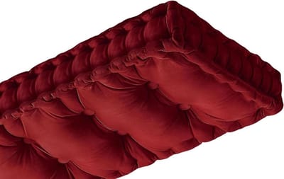 Bankkussen - Stoelkussen - Binnen en buiten - 8-10cm dikke vulling - 60x45x10cm - Bourgondië