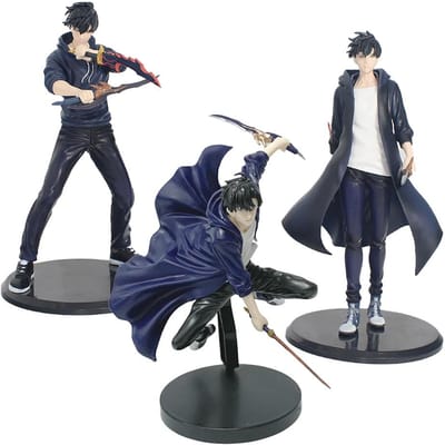 Nieuwe Solo Leveling Sung Jinwoo Anime Figuur Ore dake Level Up na Ken Shun Mizushino Anime Figuur Speelgoed Decor Model Poppetje Speelgoed Cadeau