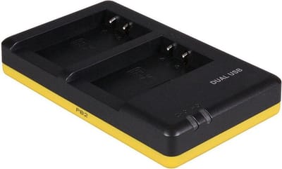 Huismerk Duo oplader voor 2 camera accu's Canon LP-E17