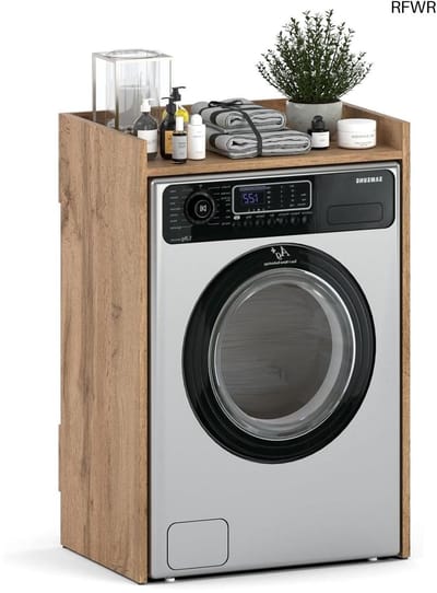 RFWR® Wasmachinekast 66 x 97 x 62 cm - Minimalistische Bovenbouwkast voor Wasmachine en Wasdroger