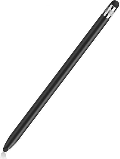 SBG Universele Stylus Pen - Geschikt voor Telefoon Tablet en iPad - Twee zachte punten - Zwart