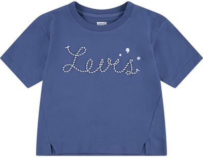 Levi´s ® Kids Meet And Greet T-shirt Met Korte Mouwen Blauw 12 Years Kinderen