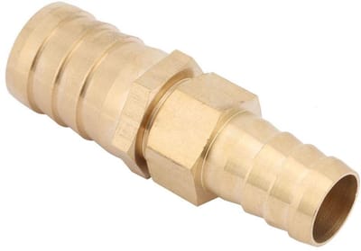 Dailygoods - Connectoren van messing - Buisverloopstuk adapter - Duurzaam en corrosiebestendig - 19-25 mm - Slangtule - Geschikt voor diverse toepassi...