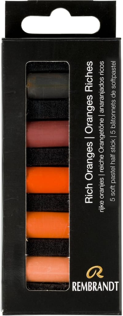 Rembrandt softpastel half 5 Rijke oranjes
