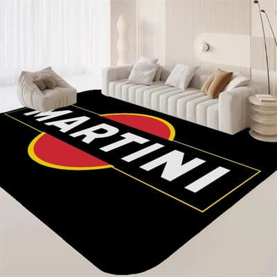 M-Martini Racing logo Kamerkleden Wasbaar Antislip Woonkamer Bank Stoelen Vloerkleed Keuken Alfombra 80*160cm