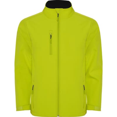Roly Heren Nebraska Soft Shell Jas (Lime Punch)